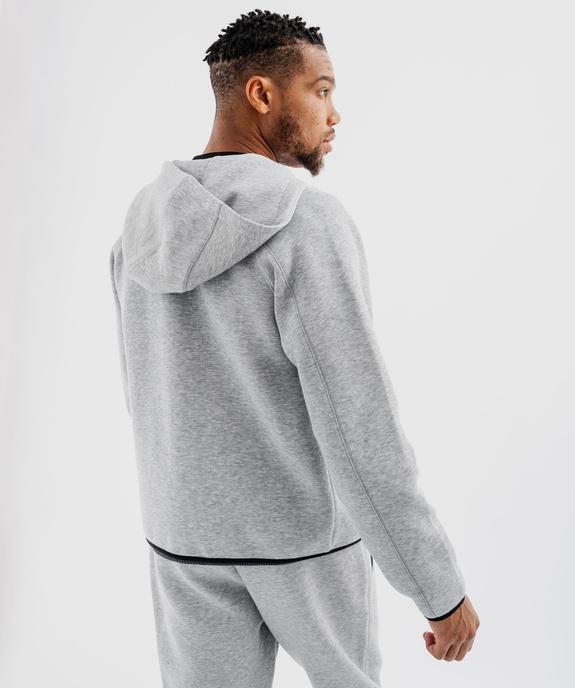 Sweat zippé à capuche homme vue4 - GEMO (HOMME) - GEMO