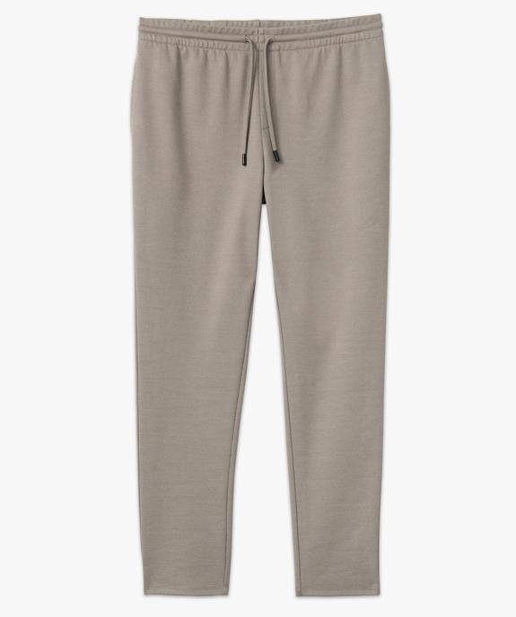 Pantalon en maille avec ceinture ajustable homme vue4 - GEMO (HOMME) - GEMO