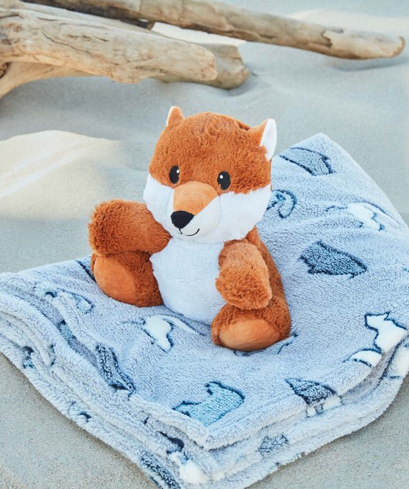 Peluche bouillotte renard micro-ondable vue6 - GEMO (ACCESS) - GEMO