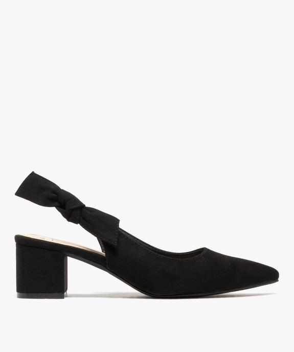 Escarpins sling-back avec noeud sur le côté femme - Valentina Baldano vue1 - VALENTINA BALDANO GEMO FORGOOD - GEMO