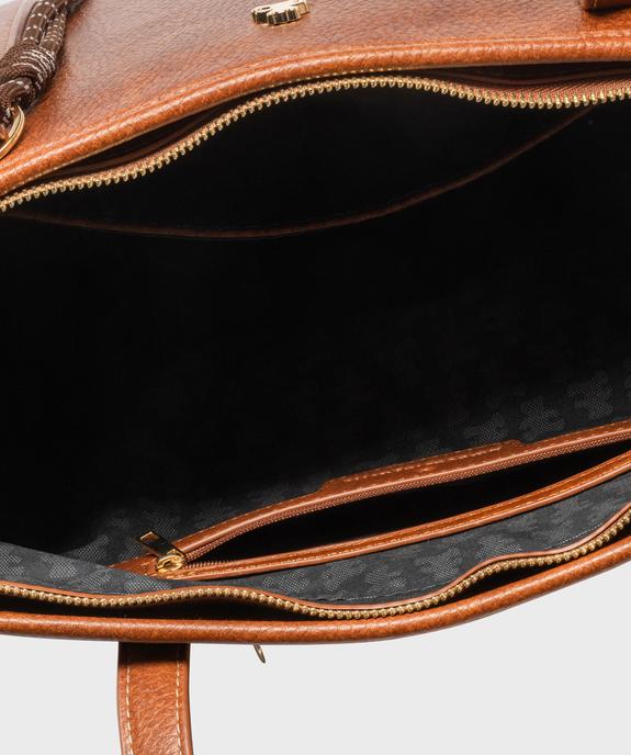 Sac cabas porté épaule avec pampilles amovibles femme - LuluCastagnette vue3 - LULU CASTAGNETT - GEMO