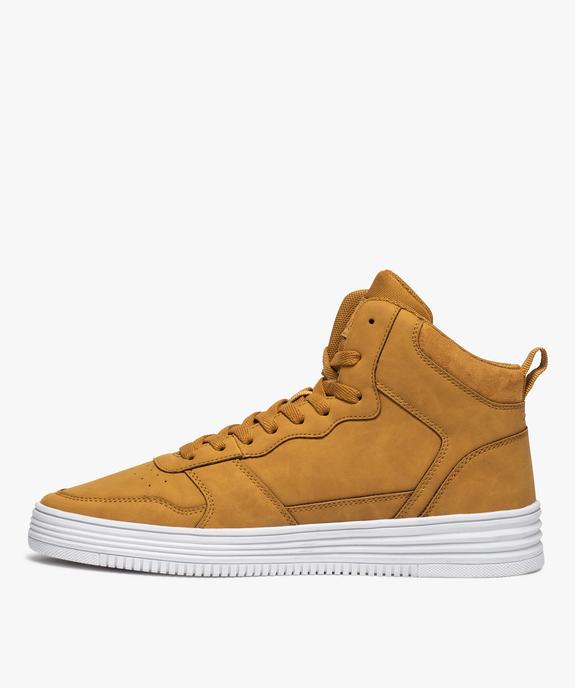 Baskets homme semi-montantes en suédine - Kappa Seattle vue3 - KAPPA - GEMO