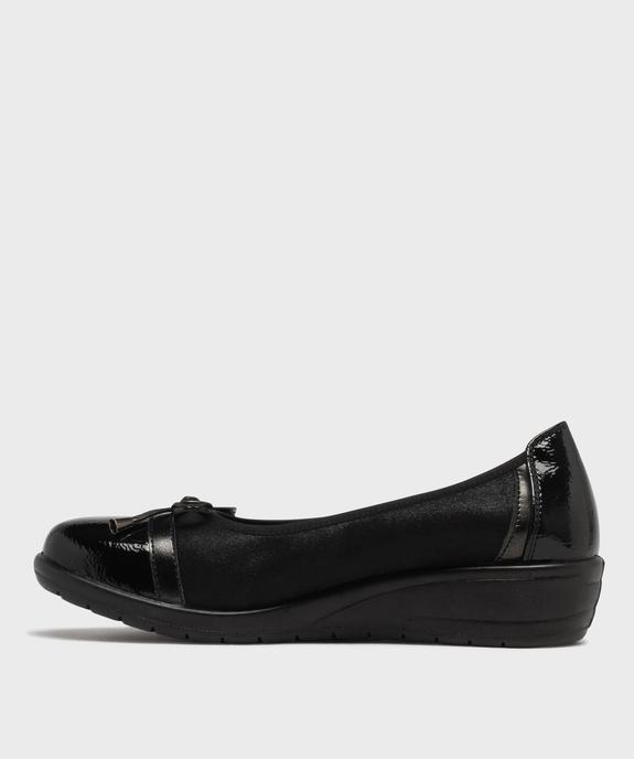 Ballerines confort avec empiècements vernis femme vue3 - G'FLEX - GEMO