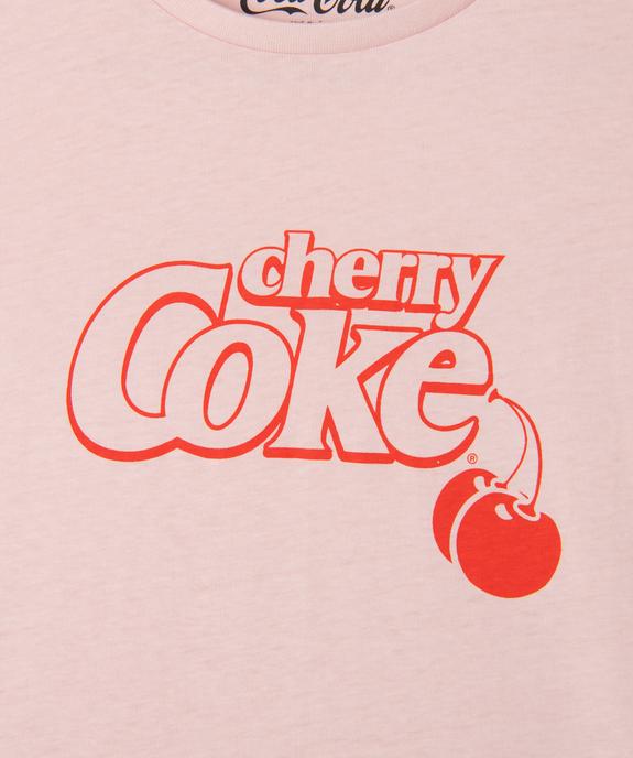 Pyjashort à motifs Cherry Coke fille - Coca Cola vue3 - COCA COLA - GEMO