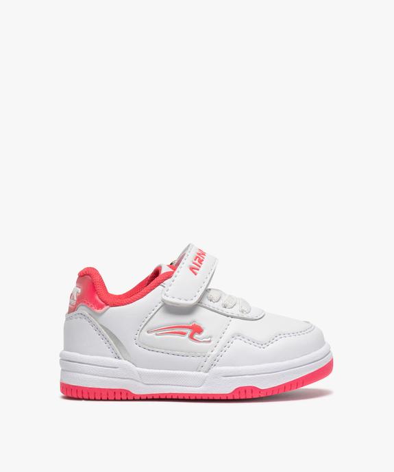 Tennis bébé bicolores à scratch - Airness Salto vue1 - AIRNESS - GEMO