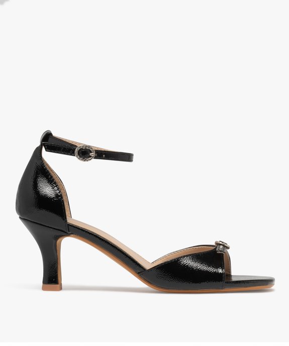 Sandales vernies avec boucles à strass femme vue1 - FOLLOW ME - GEMO