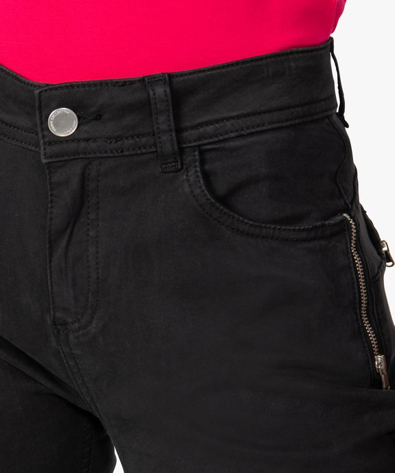 Pantalon femme toucher peau de pêche vue2 - GEMO(FEMME PAP) - GEMO
