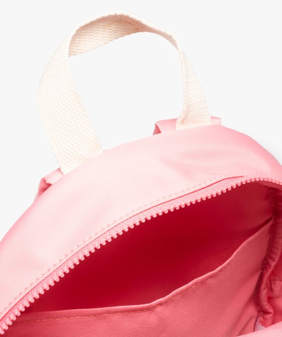 Sac à dos maternelle fille imprimé renard avec pochette assortie vue3 - GEMO (ENFANT) - GEMO