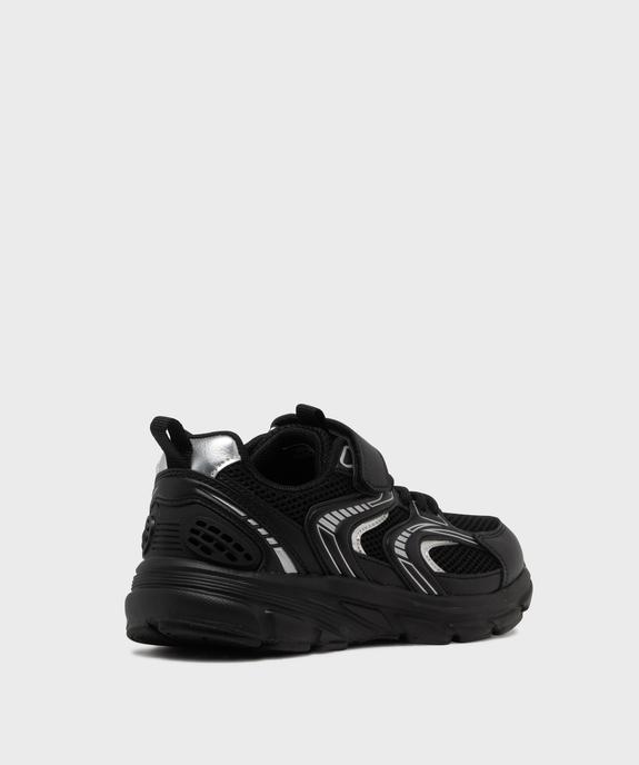 Baskets running à scratch multicolores garçon - 5 Miles vue4 - 5 MILES - GEMO