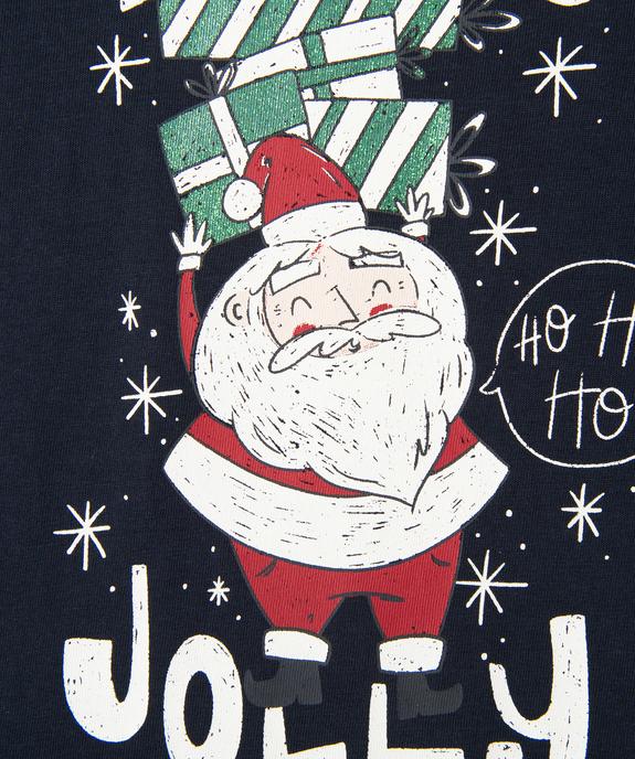 Tee-shirt manches longues motif Noël garçon vue2 - GEMO 4G GARCON - GEMO