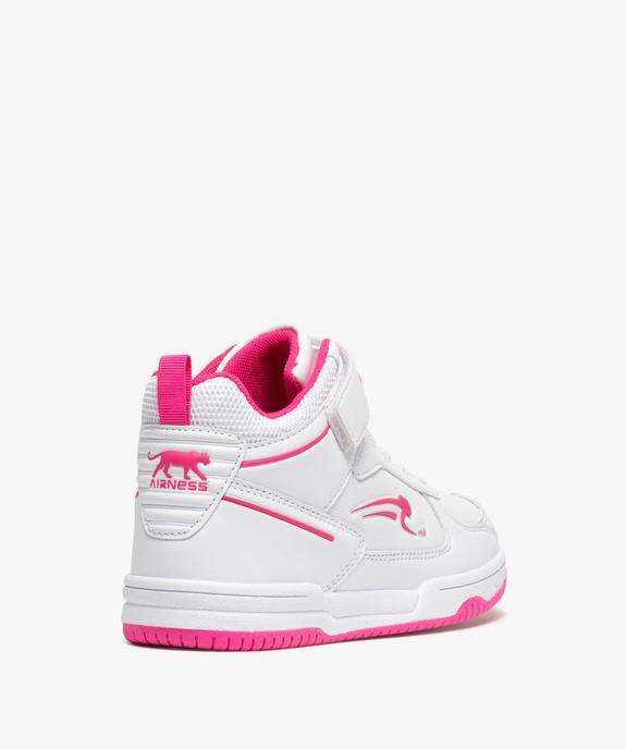 Baskets fille semi-montantes bicolores - Airness vue4 - AIRNESS - GEMO