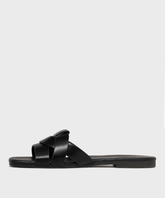 Sandales mules à brides entrecroisées femme - Valentina Baldano vue3 - VALENTINA BALDA - GEMO