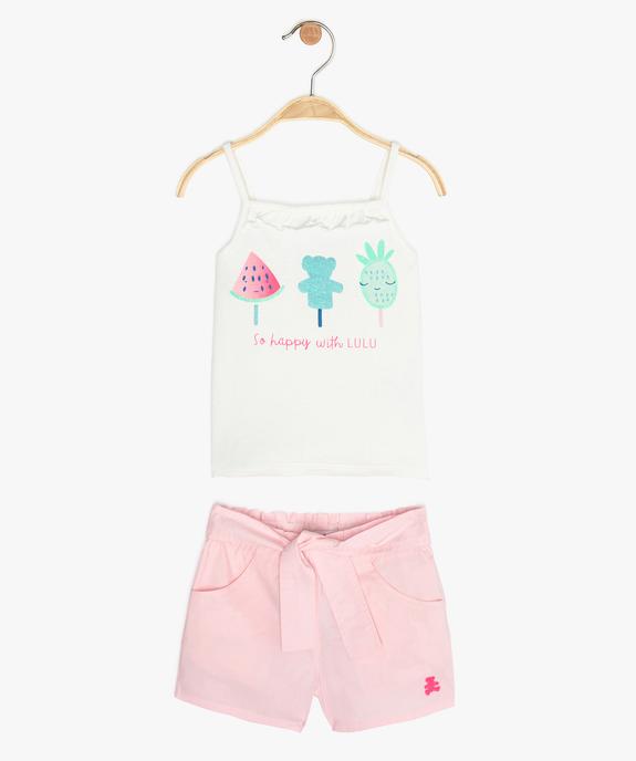 Ensemble bébé fille 2 pièces – LuluCastagnette vue1 - LULUCASTAGNETTE - GEMO