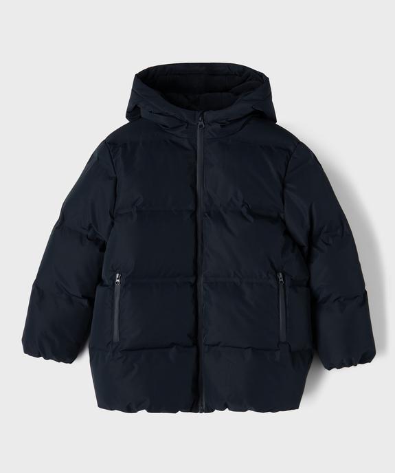 Blouson déperlant doublé polaire à capuche garçon vue2 - GEMO 4G GARCON - GEMO