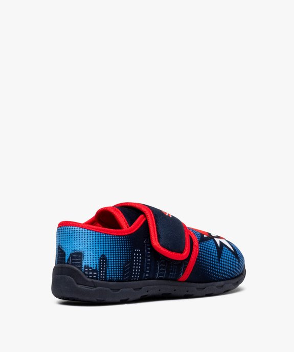 Chaussons garçon super héros à scratch - Marvel vue4 - SPIDERMAN - GEMO