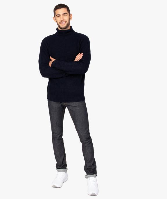 Jean homme coupe Slim en stretch vue5 - GEMO (HOMME) - GEMO