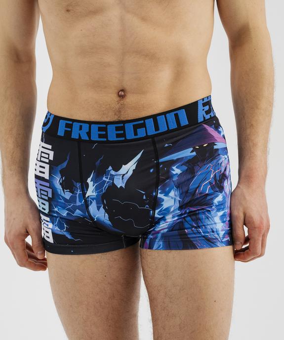 Boxer en microfibre motif manga homme - Freegun vue2 - FREEGUN - GEMO