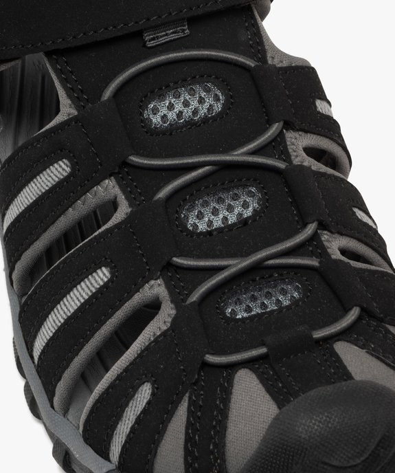 Sandales homme style randonnée à scratch et bout fermé vue6 - GEMO (CASUAL) - GEMO