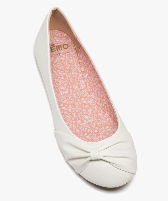 Ballerines femme unies ultra-légères à bout drapé  vue5 - VALENTINA BALDA - GEMO