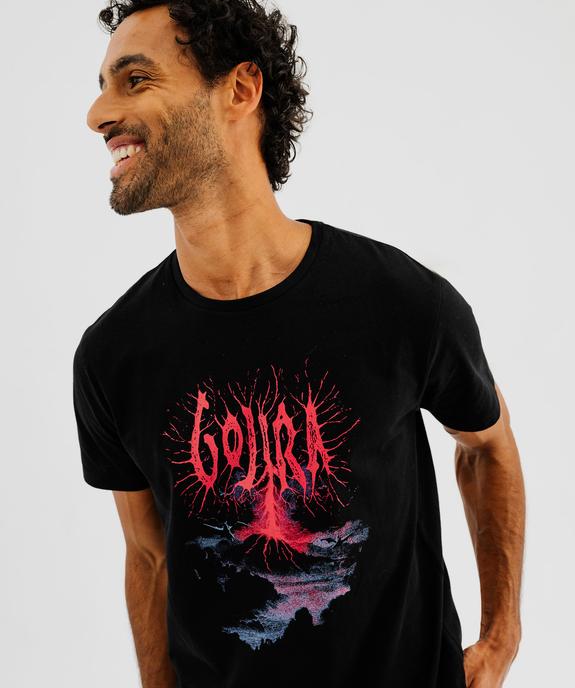 Tee-shirt manches courtes avec motif sur l’avant homme - Gojira vue2 - GOJIRA - GEMO