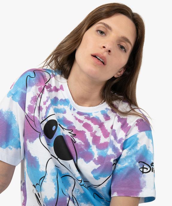 Tee-shirt femme à manches courtes Lilo et Stitch - Disney vue5 - DISNEY DTR - GEMO