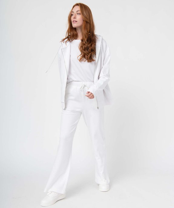 Sweat femme zippé à capuche coupe oversize vue5 - GEMO(FEMME PAP) - GEMO