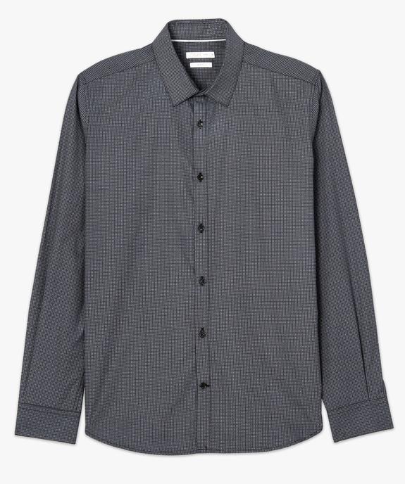 Chemise homme coupe slim fit vue4 - GEMO (HOMME) - GEMO