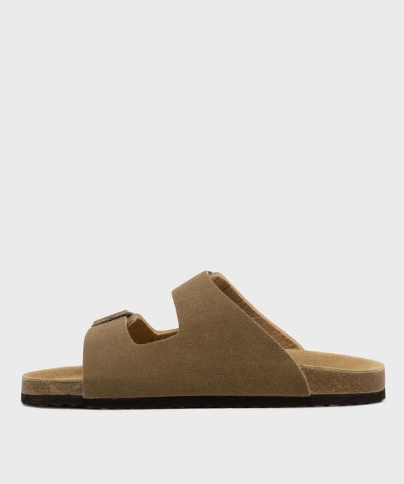 Mules ouvertes 2 brides femme - 5 Miles vue3 - 5 MILES - GEMO