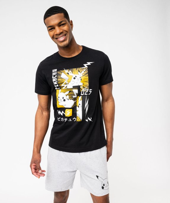 Pyjashort bicolore homme - Pokemon vue1 - POKEMON - GEMO