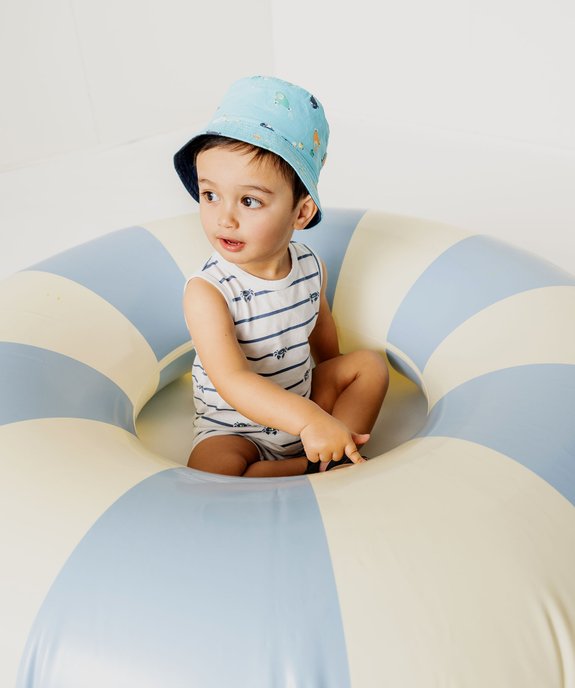 Chapeau bob à motifs marins réversible bébé garçon vue5 - GEMO(BEBE DEBT) - GEMO