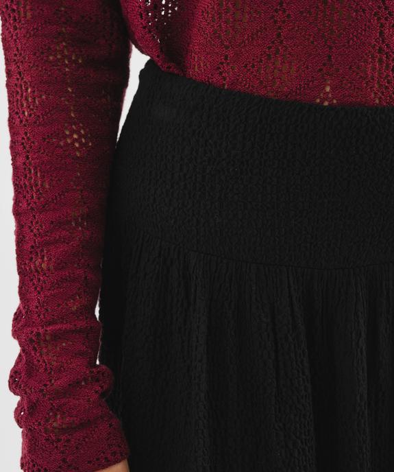 Jupe longue smockée femme vue2 - GEMO(FEMME PAP) - GEMO