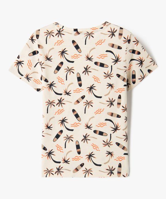 T-shirt imprimé à motifs garçon vue3 - GEMO (ENFANT) - GEMO