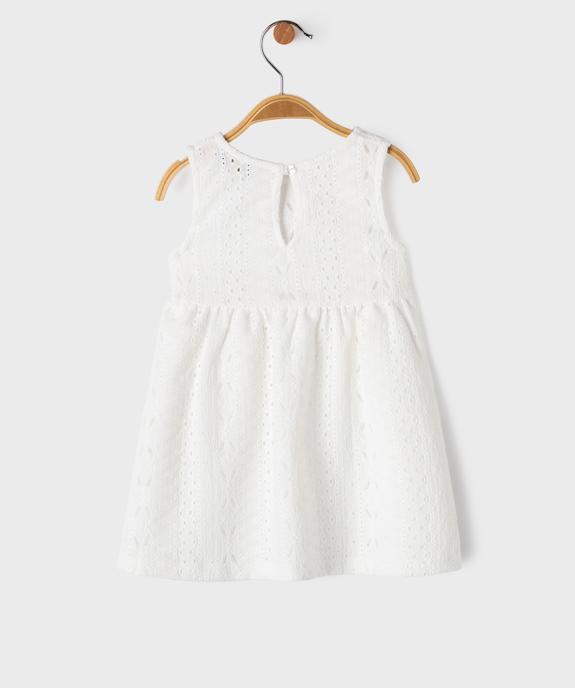 Robe sans manches en maille ajourée bébé fille vue3 - GEMO(BEBE DEBT) - GEMO