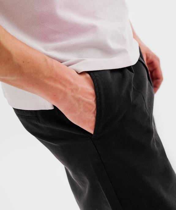 Bermuda chino regular en coton uni homme vue2 - GEMO 4G HOMME - GEMO