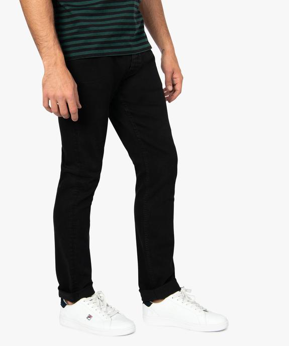Jean homme straight stretch 5 poches vue1 - GEMO