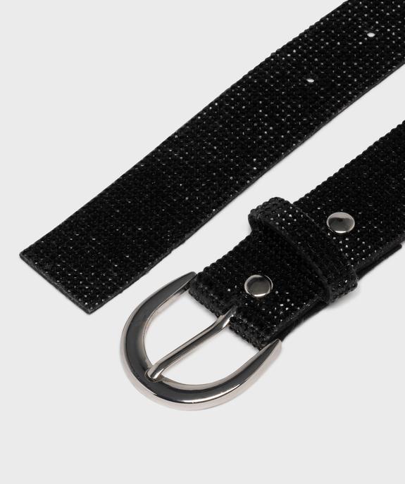 Ceinture large à strass femme vue2 - GEMO (ACCESS) - GEMO