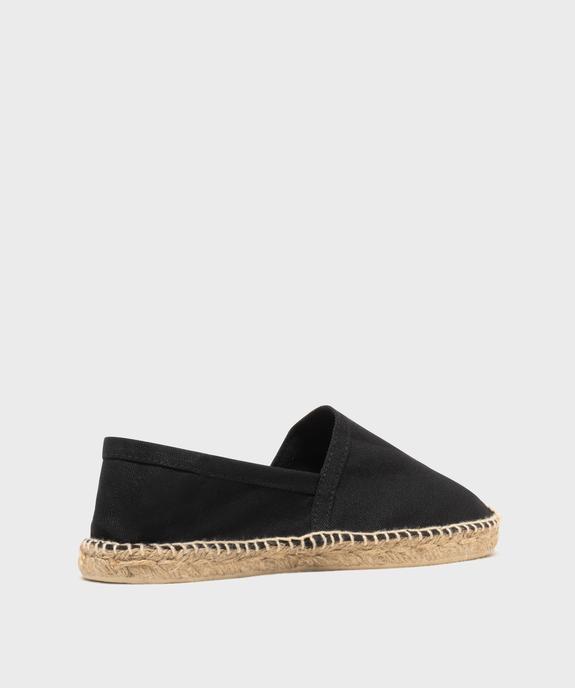 Espadrilles en coton et semelle corde femme vue4 - GEMO (PLAGE) - GEMO
