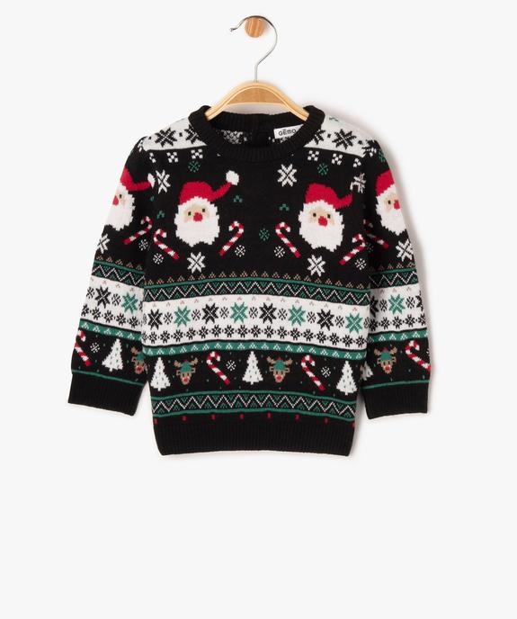Pull de Noël jacquard bébé garçon vue1 - GEMO(BB COUCHE) - GEMO