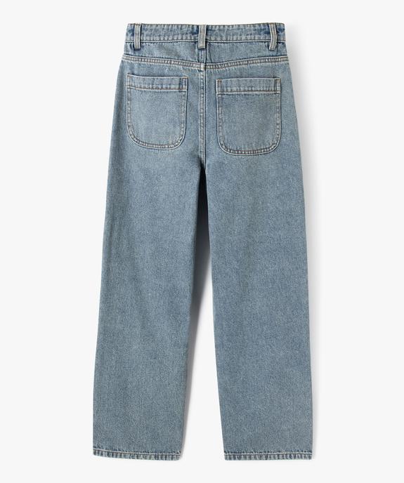 Pantalon baggy avec taille ajustable garçon vue6 - GEMO (JUNIOR) - GEMO