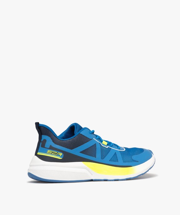 Baskets homme running en mesh avec détails fluos - Slazenger vue4 - SLAZENGER - GEMO