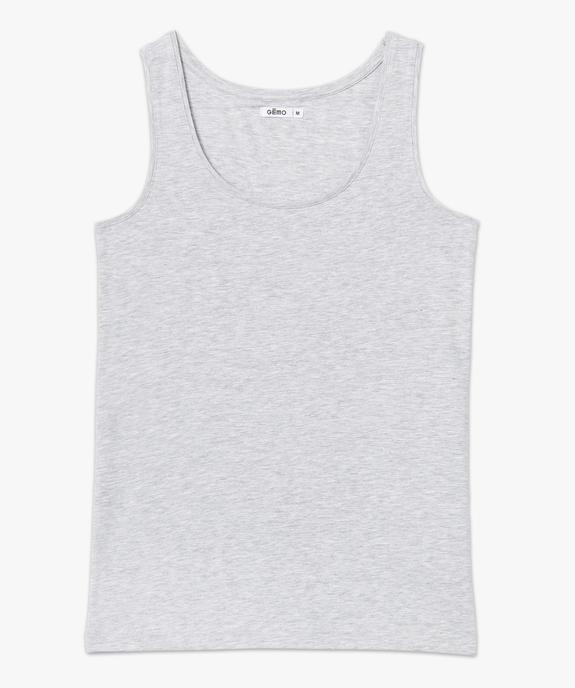 Débardeur femme uni col rond vue4 - GEMO(FEMME PAP) - GEMO