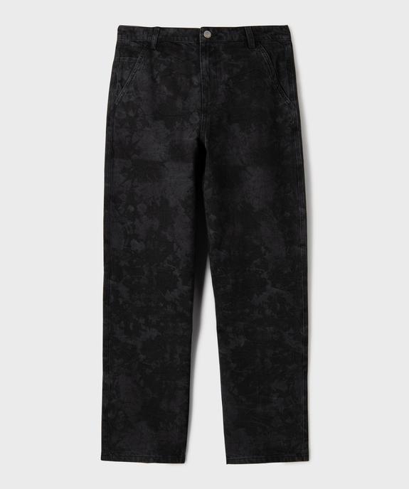 Jean loose en denim 100 % coton à motif délavé garçon - Camps United vue1 - CAMPS - GEMO