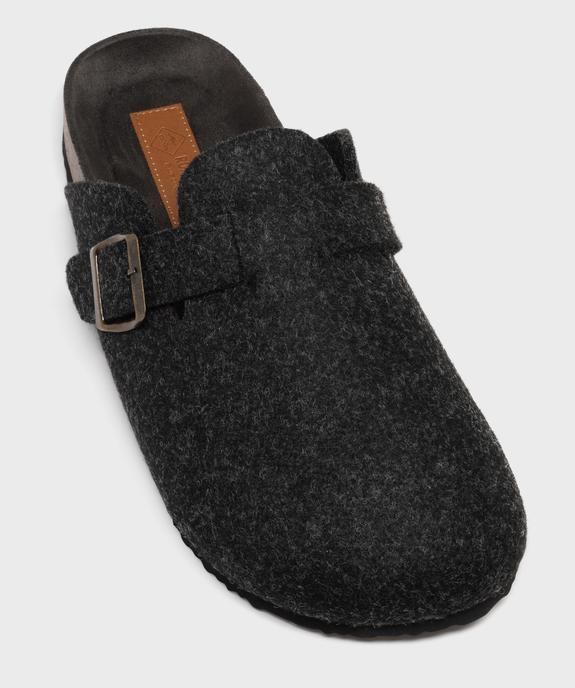 Chaussons mules en feutrine à semelle ergonomique homme - Roadsign vue5 - ROADSIGN G4G - GEMO