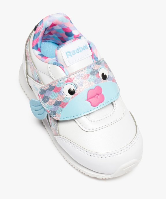 Baskets bébé à scratch Océans - Reebok Poisson arc-en-ciel vue5 - REEBOK - GEMO