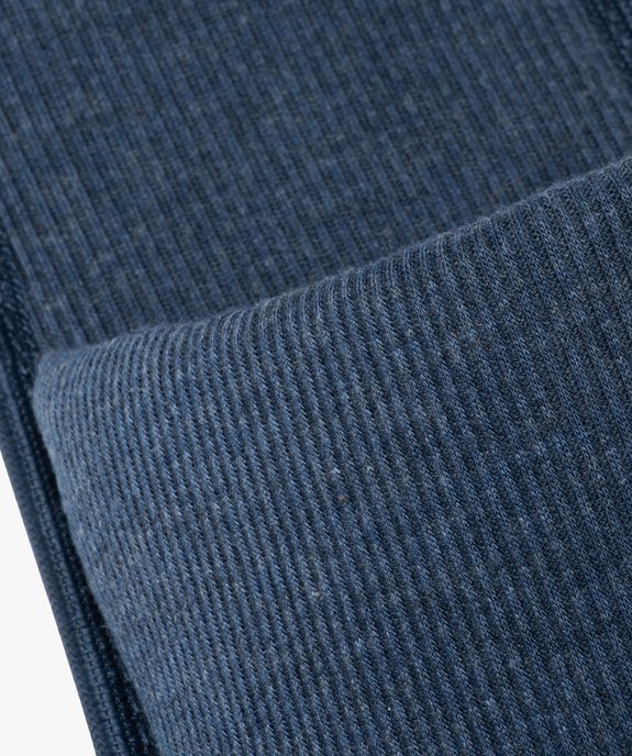 Chaussons homme forme mules en maille côtelée vue6 - GEMO(HOMWR HOM) - GEMO