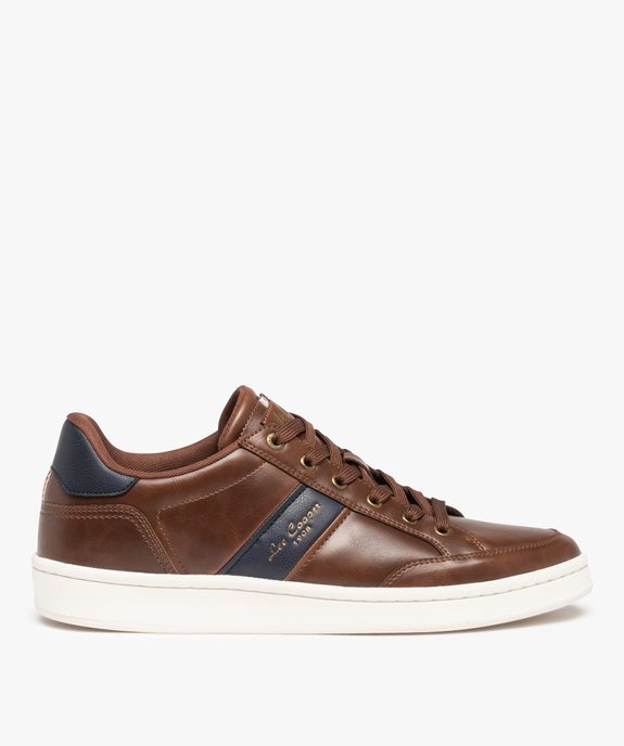 Baskets homme unies à lacets – Lee Cooper vue2 - LEE COOPER - GEMO