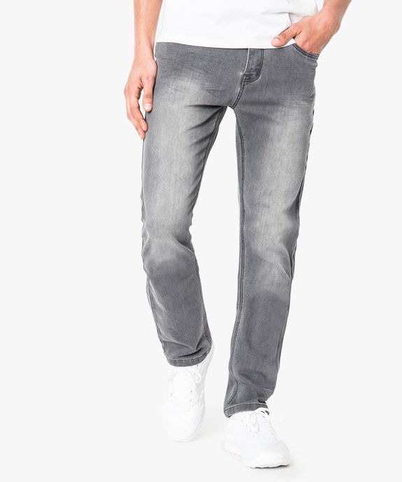 Jean homme gris clair clearance