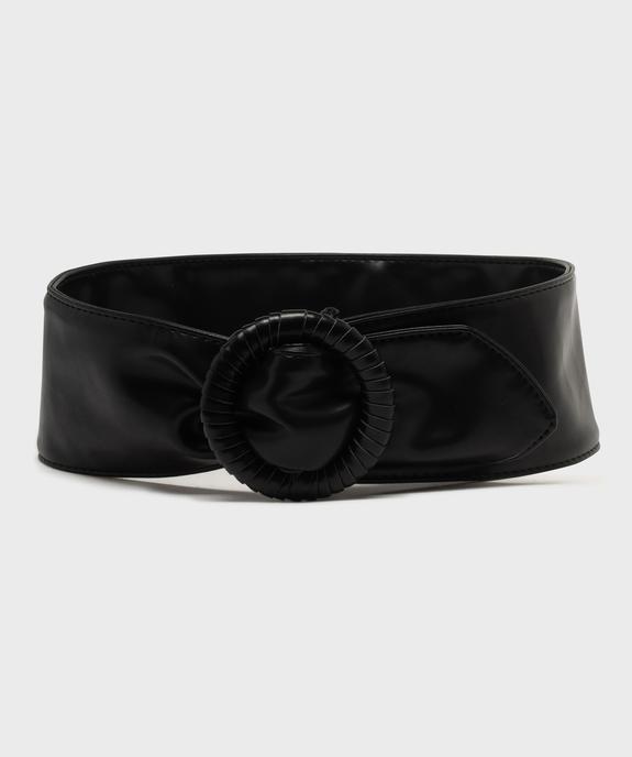 Ceinture large et souple à boucle ronde femme vue1 - GEMO (ACCESS) - GEMO