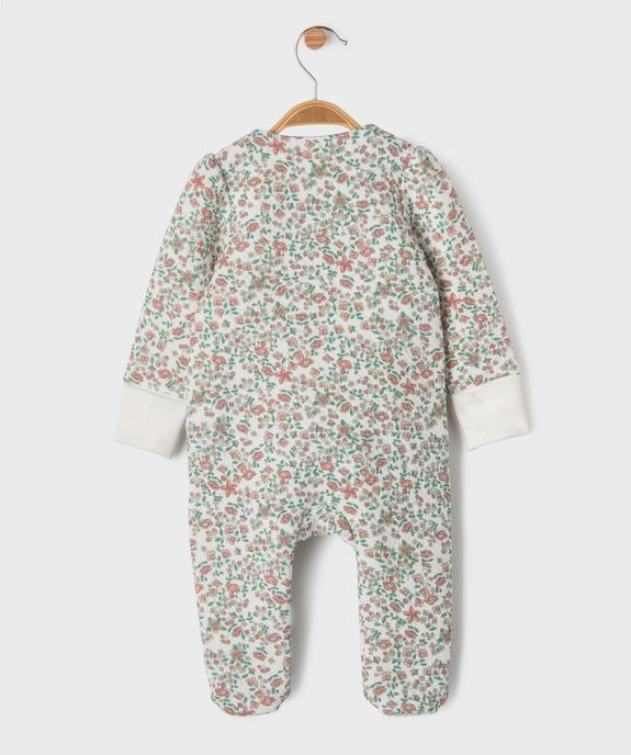 Ensemble 2 pièces bébé fille pyjama et body manches longues  vue5 - GEMO(BB COUCHE) - GEMO