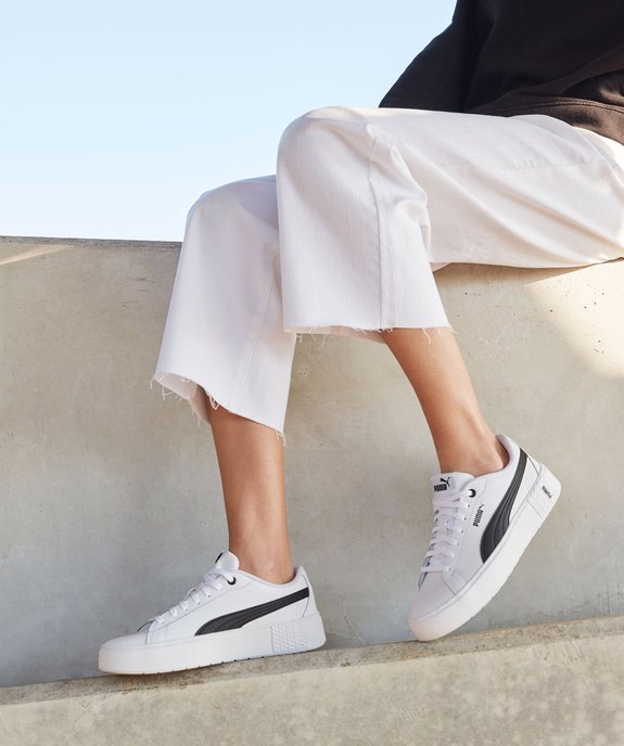 Tennis femme à semelle plateforme – Puma Smash - PUMA Tennis femme à semelle plateforme – Puma Smash vue6 - PUMA - GEMO